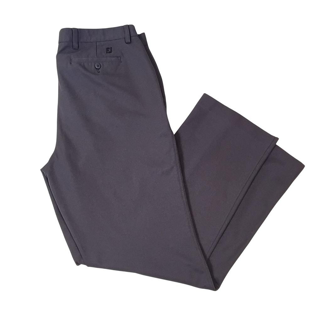 Footjoy FJ Mens Golf Pants Performance Stretch Charcoal Gray‎ W40 L34